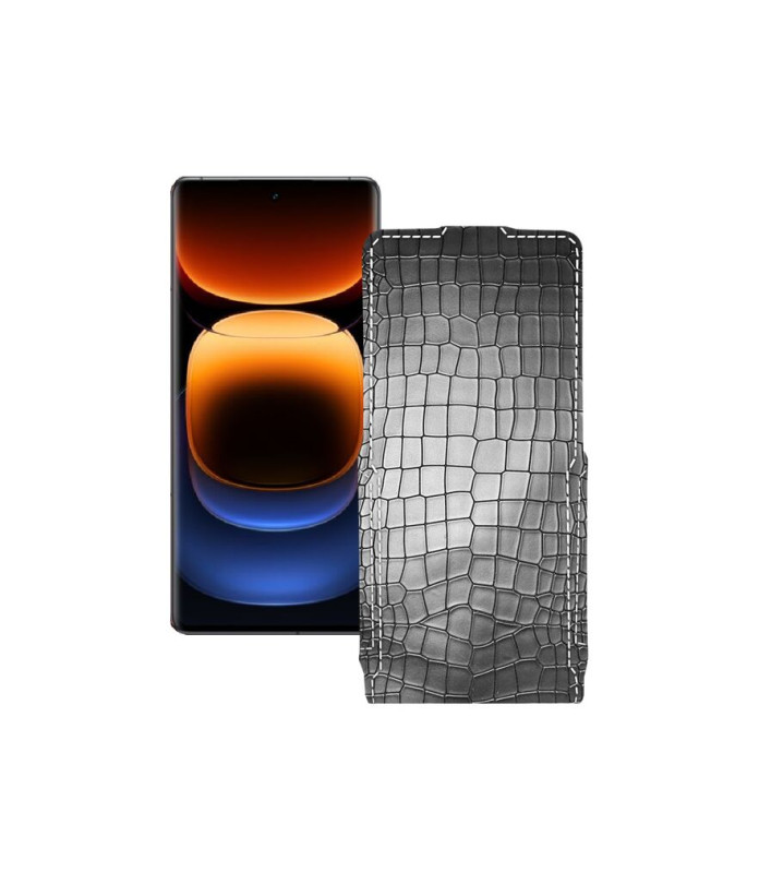 Чохол-флип з екошкіри для телефону Vivo IQOO 12 Pro 5G