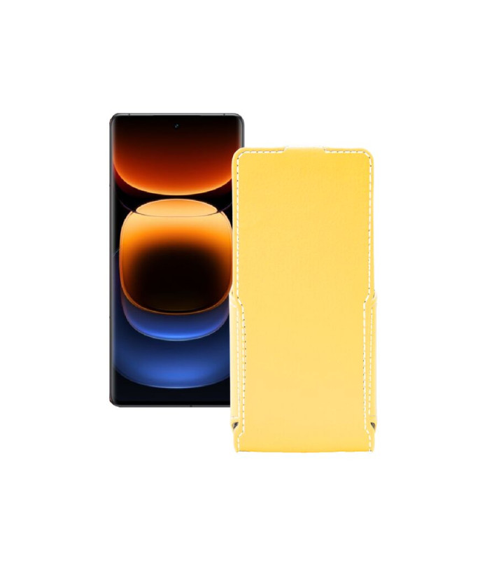 Чохол-флип з екошкіри для телефону Vivo IQOO 12 Pro 5G