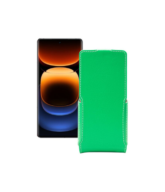 Чохол-флип з екошкіри для телефону Vivo IQOO 12 Pro 5G
