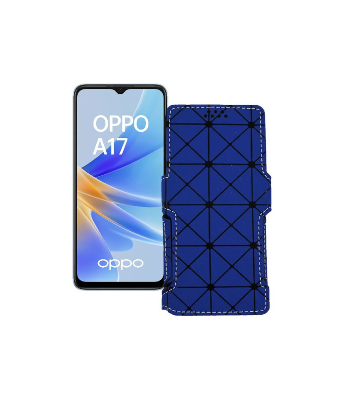 Чохол-книжка з екошкіри для телефону OPPO A17