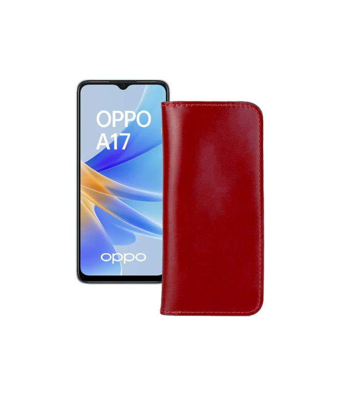 Портмоне з шкіри для телефону OPPO A17