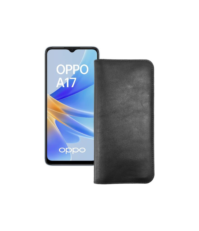 Портмоне з екошкіри для телефону OPPO A17