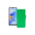 Чохол-книжка з екошкіри для телефону OPPO A17