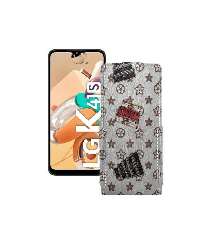 Чохол-флип з екошкіри для телефону LG K41s