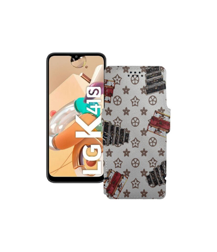 Чохол-книжка з екошкіри для телефону LG K41s