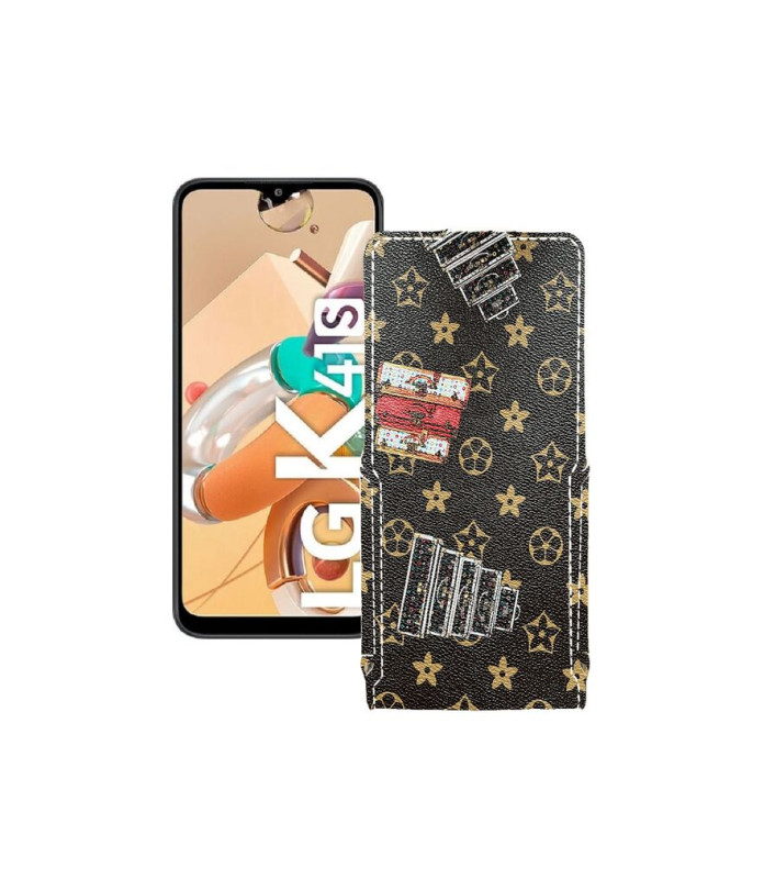 Чохол-флип з екошкіри для телефону LG K41s