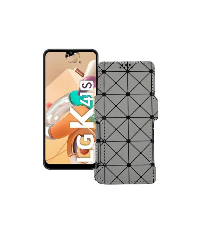 Чохол-книжка з екошкіри для телефону LG K41s