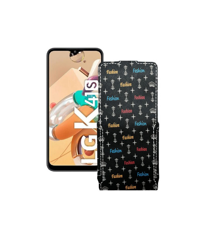 Чохол-флип з екошкіри для телефону LG K41s