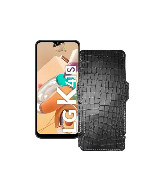 Чохол-книжка з екошкіри для телефону LG K41s