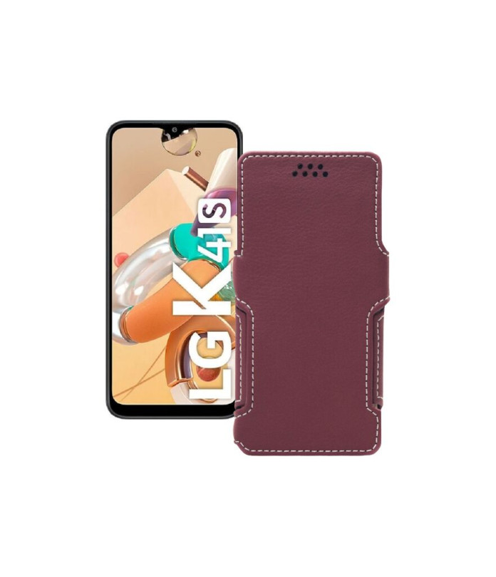 Чохол-книжка з екошкіри для телефону LG K41s