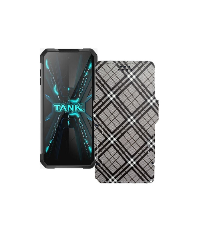 Чохол-книжка з екошкіри для телефону Unihertz Tank 2 Pro
