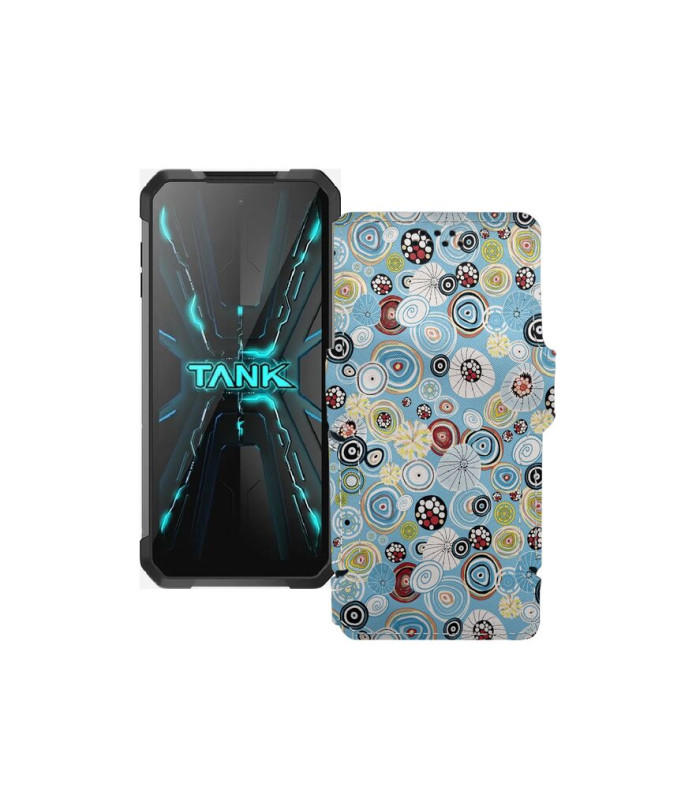 Чохол-книжка з екошкіри для телефону Unihertz Tank 2 Pro
