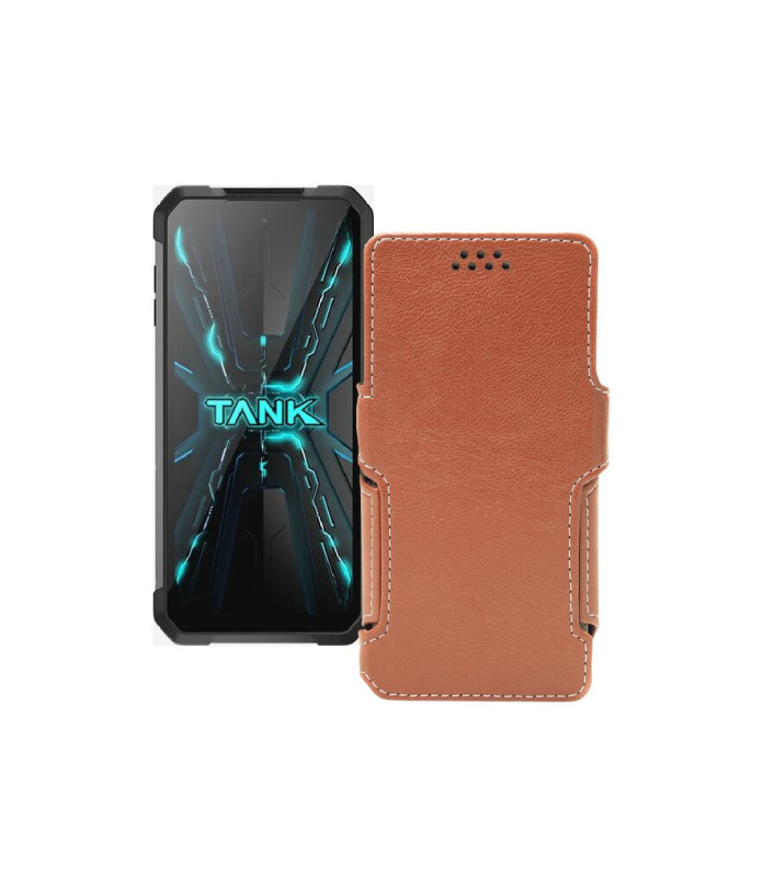 Чохол-книжка з екошкіри для телефону Unihertz Tank 2 Pro