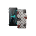 Чохол-книжка з екошкіри для телефону Unihertz Tank 2 Pro