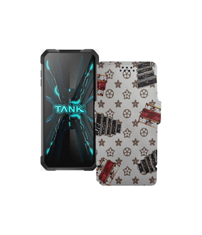 Чохол-книжка з екошкіри для телефону Unihertz Tank 2 Pro