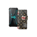 Чохол-книжка з екошкіри для телефону Unihertz Tank 2 Pro