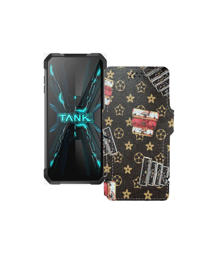 Чохол-книжка з екошкіри для телефону Unihertz Tank 2 Pro