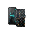 Чохол-книжка з екошкіри для телефону Unihertz Tank 2 Pro