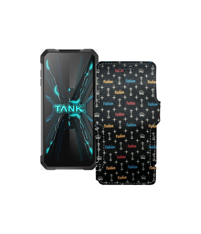 Чохол-книжка з екошкіри для телефону Unihertz Tank 2 Pro