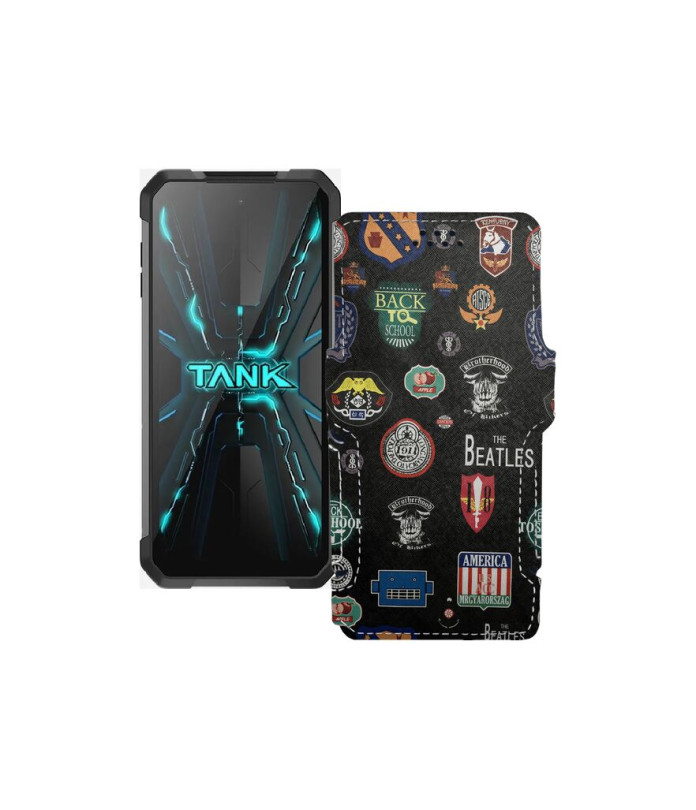 Чохол-книжка з екошкіри для телефону Unihertz Tank 2 Pro