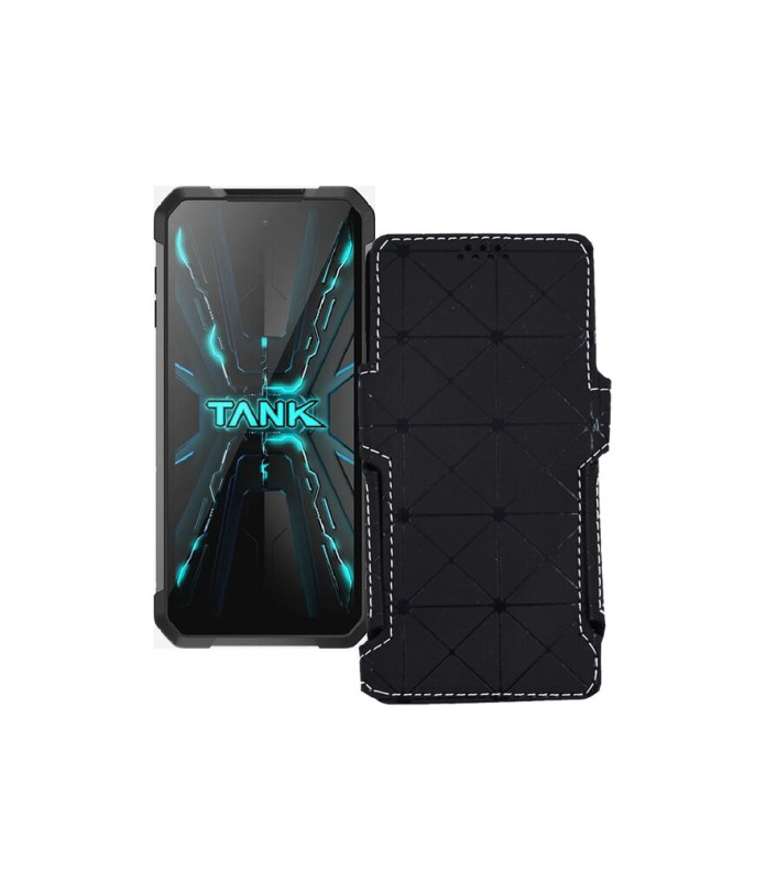 Чохол-книжка з екошкіри для телефону Unihertz Tank 2 Pro