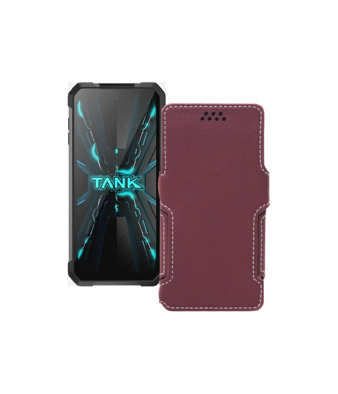 Чохол-книжка з екошкіри для телефону Unihertz Tank 2 Pro
