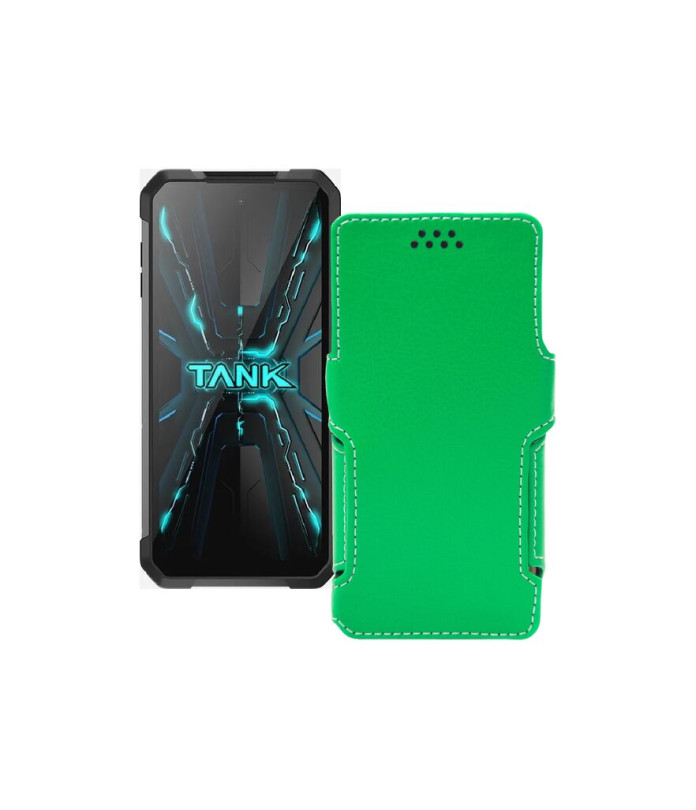 Чохол-книжка з екошкіри для телефону Unihertz Tank 2 Pro
