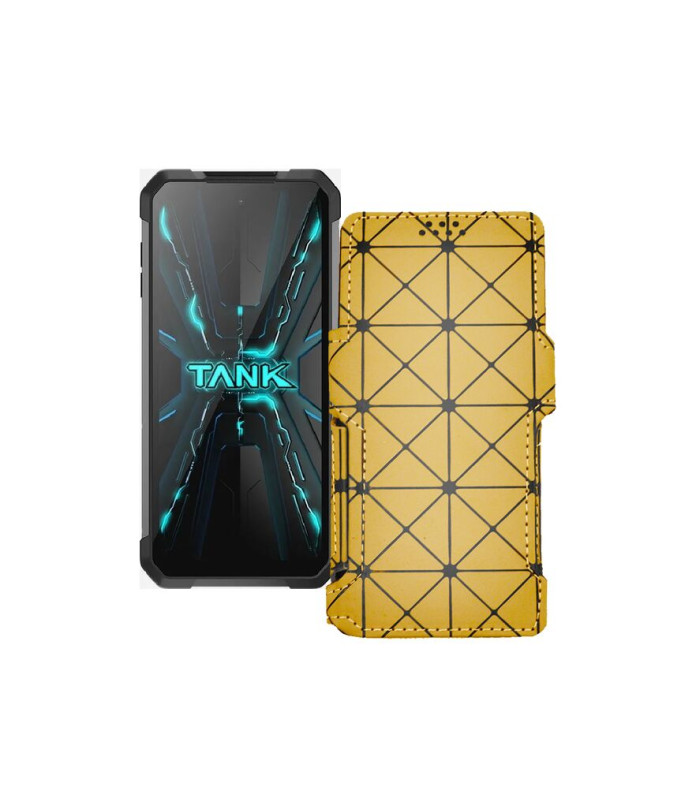 Чохол-книжка з екошкіри для телефону Unihertz Tank 2 Pro