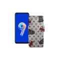 Чохол-книжка з екошкіри для телефону Asus Zenfone 9