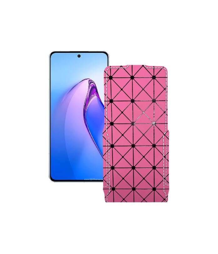 Чохол-флип з екошкіри для телефону OPPO Reno 8 Pro Plus