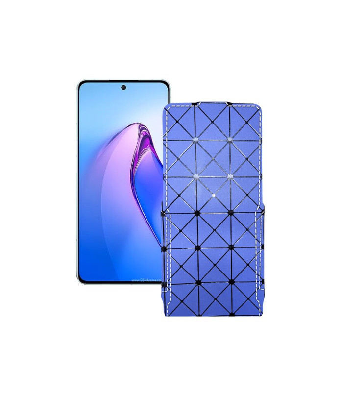 Чохол-флип з екошкіри для телефону OPPO Reno 8 Pro Plus