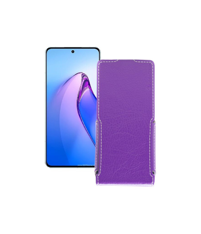 Чохол-флип з екошкіри для телефону OPPO Reno 8 Pro Plus