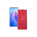 Чохол-флип з екошкіри для телефону OPPO Reno 8 Pro Plus