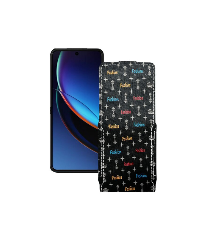 Чохол-флип з екошкіри для телефону Motorola Razr Plus 2023