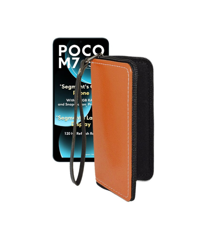 Чохол-гаманець з екошкіри для телефону Xiaomi Poco M7 5G