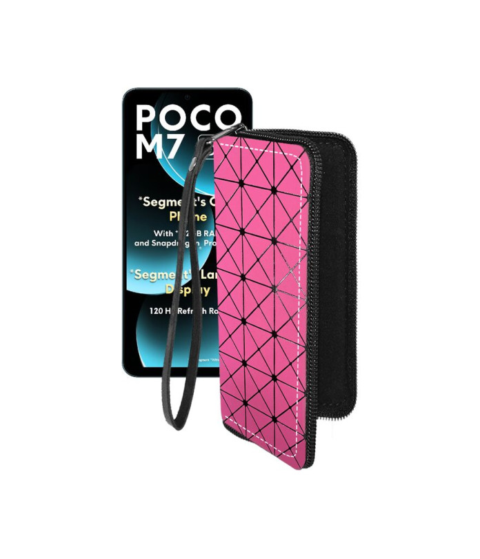 Чохол-гаманець з екошкіри для телефону Xiaomi Poco M7 5G
