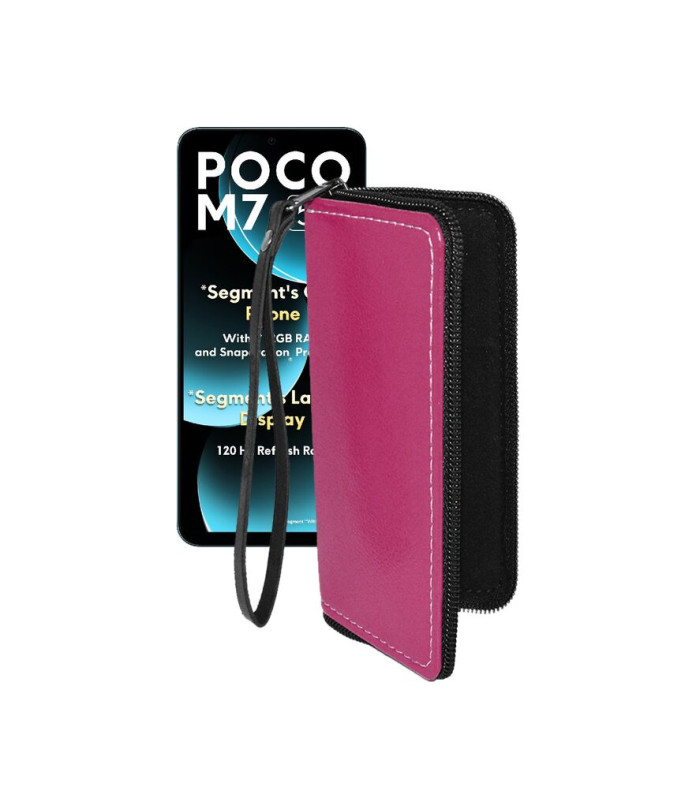 Чохол-гаманець з екошкіри для телефону Xiaomi Poco M7 5G
