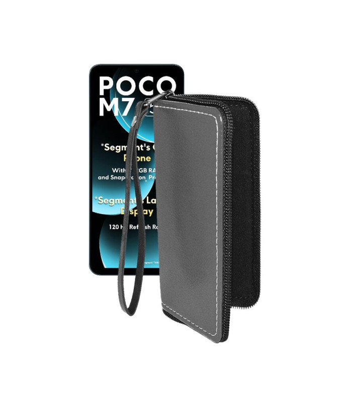 Чохол-гаманець з екошкіри для телефону Xiaomi Poco M7 5G