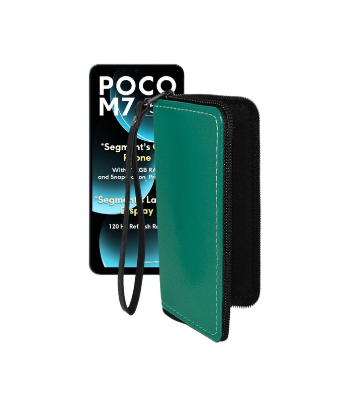 Чохол-гаманець з екошкіри для телефону Xiaomi Poco M7 5G