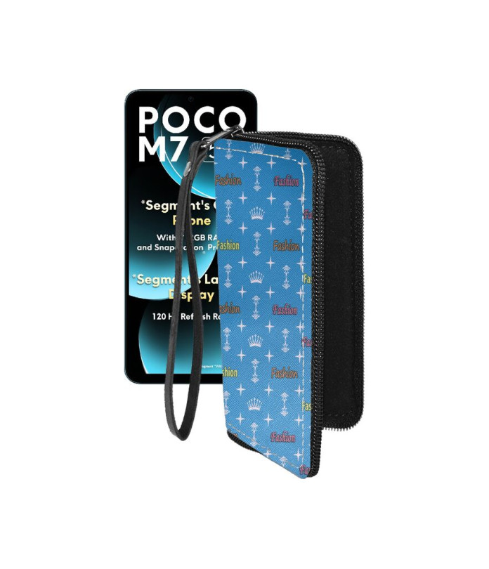 Чохол-гаманець з екошкіри для телефону Xiaomi Poco M7 5G