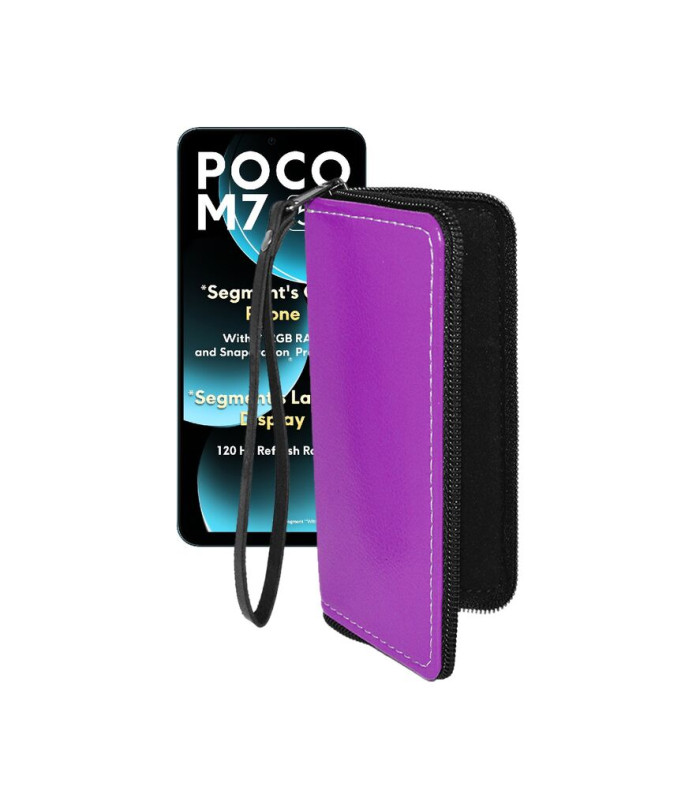 Чохол-гаманець з екошкіри для телефону Xiaomi Poco M7 5G