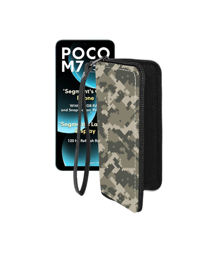 Чохол-гаманець з екошкіри для телефону Xiaomi Poco M7 5G