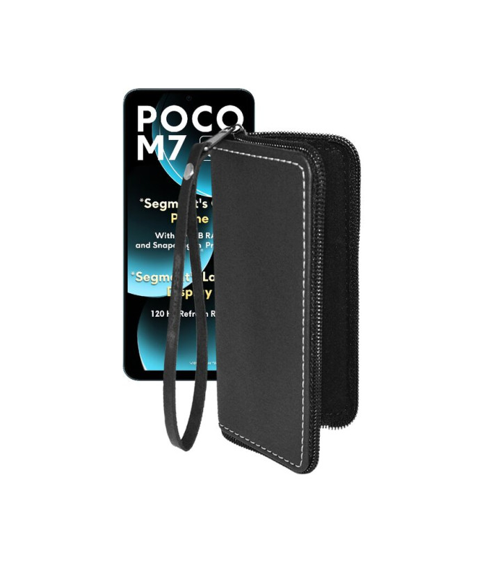 Чохол-гаманець з екошкіри для телефону Xiaomi Poco M7 5G