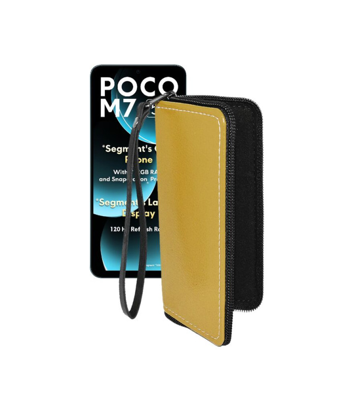 Чохол-гаманець з екошкіри для телефону Xiaomi Poco M7 5G