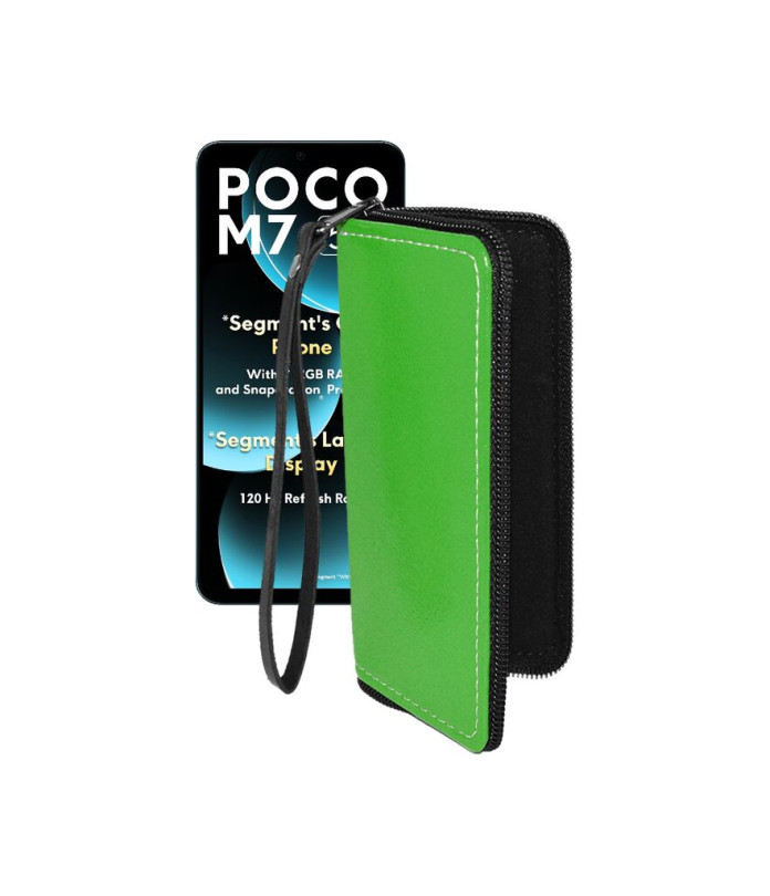 Чохол-гаманець з екошкіри для телефону Xiaomi Poco M7 5G