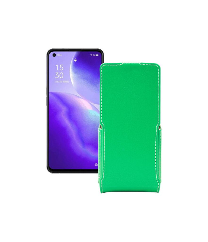 Чохол-флип з екошкіри для телефону OPPO Reno 5 4G