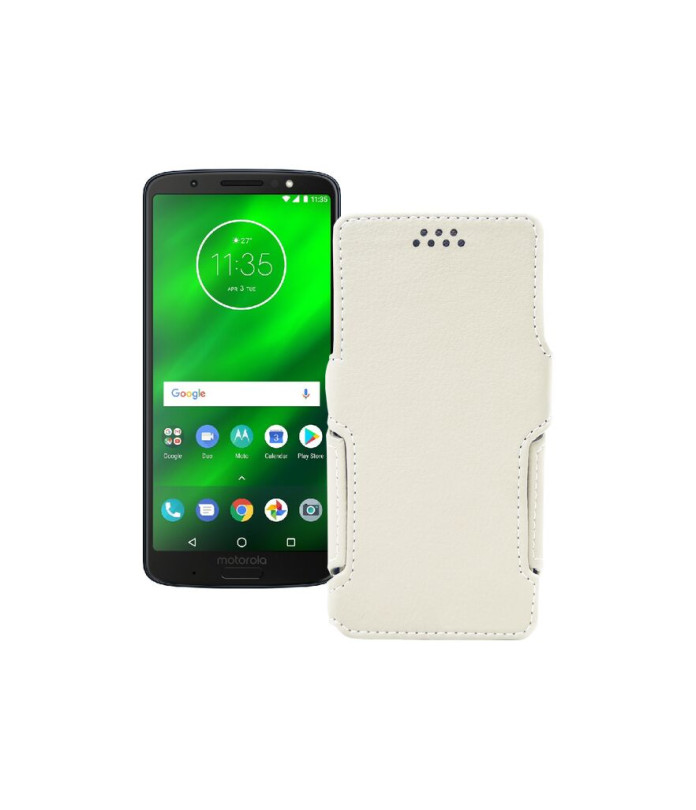 Чохол-книжка з екошкіри для телефону Motorola Moto G6 Plus