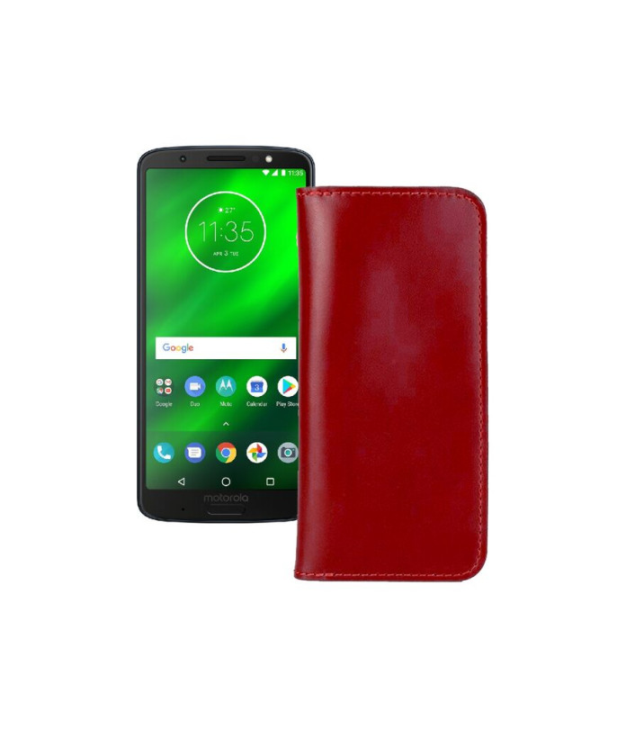 Портмоне з шкіри для телефону Motorola Moto G6 Plus