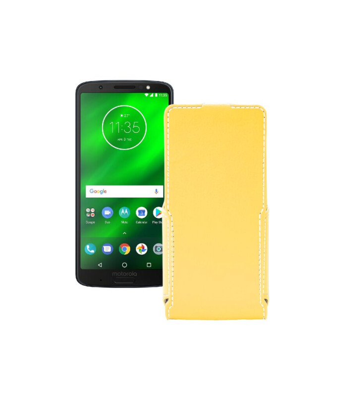 Чохол-флип з екошкіри для телефону Motorola Moto G6 Plus