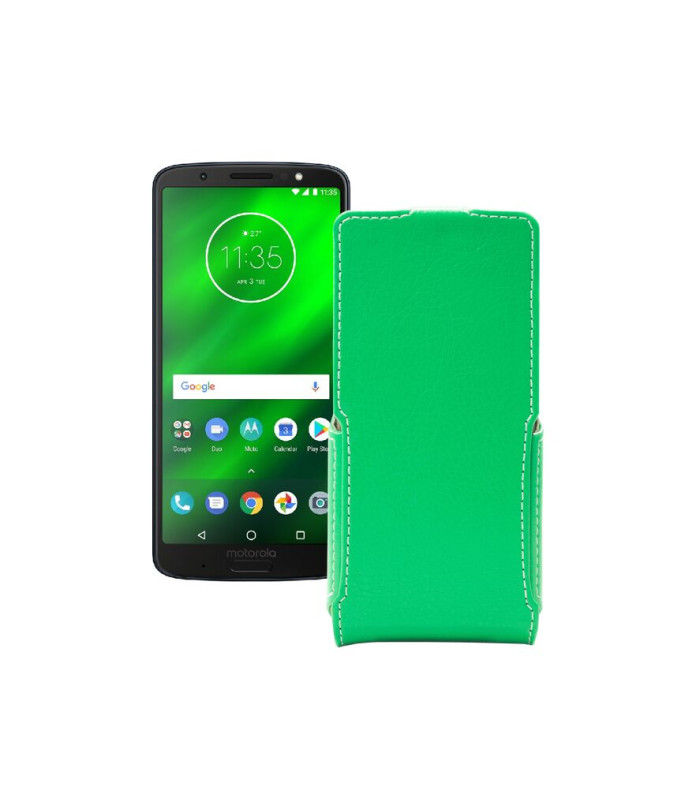 Чохол-флип з екошкіри для телефону Motorola Moto G6 Plus